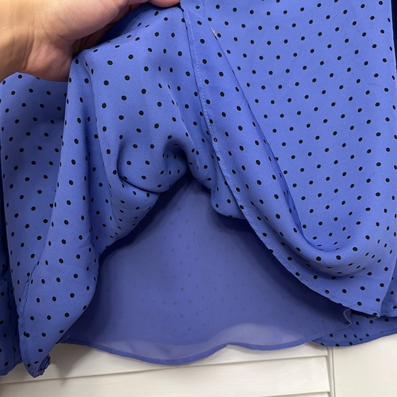 ELLE polka-dot long sleeve blouse - Picture 7 of 8